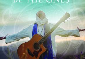 Album cover featuring a person in a white scarf holding a guitar with arms outstretched, against a sunset background, with the text "Be the Ones" by Jens Jarvie & the Heart Wide Open