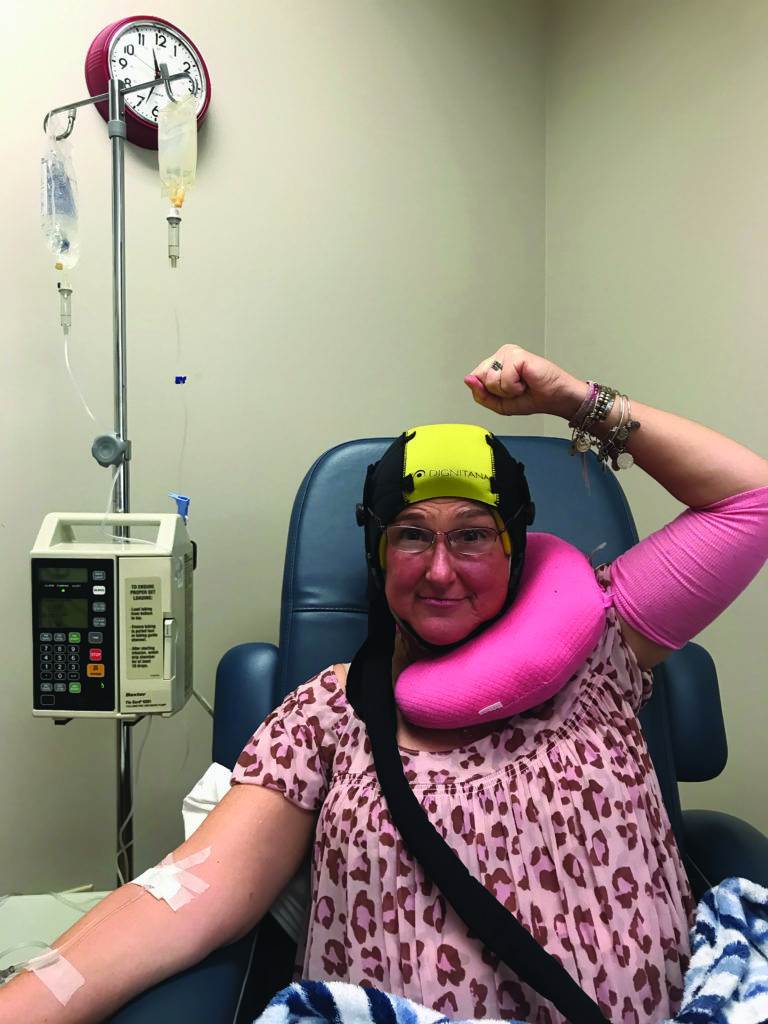 Michelle’s recent chemo treatment