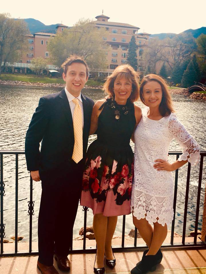 Speier and her children, Jackson and Stephanie