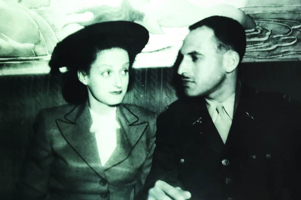 Williamson’s parents, Sophie and Sam in 1943