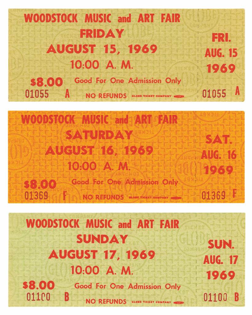 Woodstock Tickets