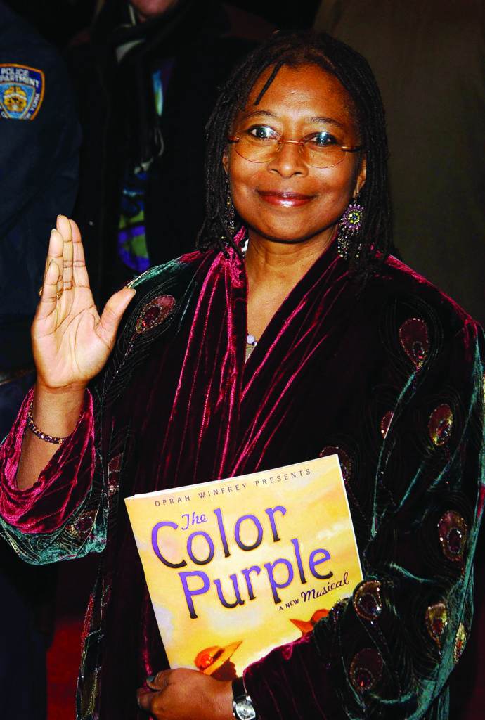DKYF2N Apr. 23, 2002 - New York, NEW YORK - K46110AR.OPENING NIGHT OF  '' THE COLOR PURPLE '' AT THE BROADWAY THEATRE , NEW YORK New York12-01-2005. ANDREA RENAULT-   ALICE WALKER(Credit Image: © Globe Photos/ZUMAPRESS.com)