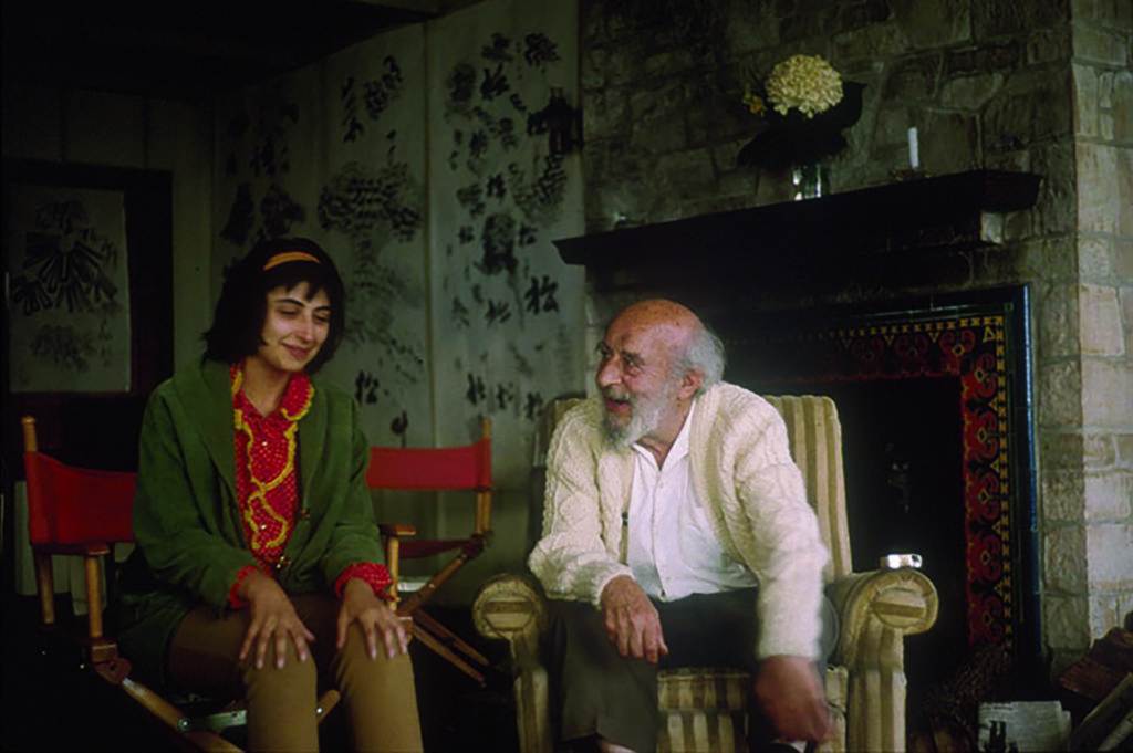 Fritz Perls (r) at Esalen