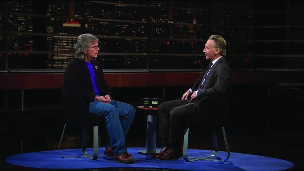 Interviewed by Bill Maher on HBO