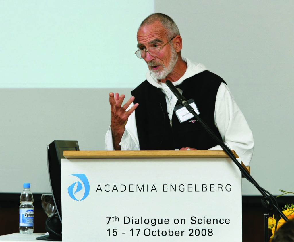 Giving a speech in Engelberg, Switzerland