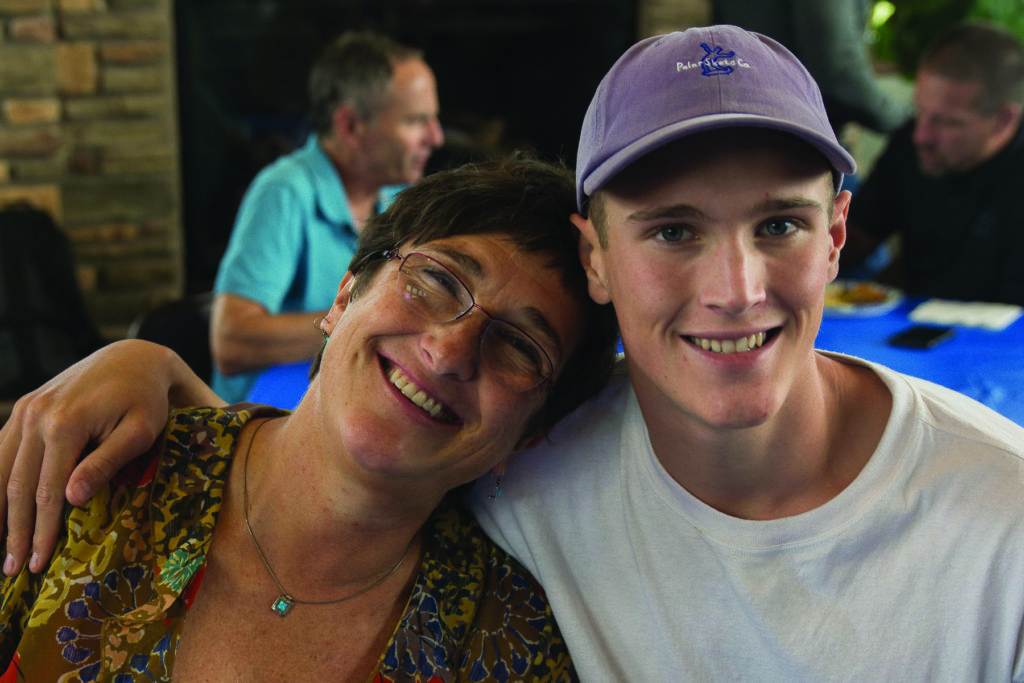 Michelle Leopold and her eldest son, Trevor