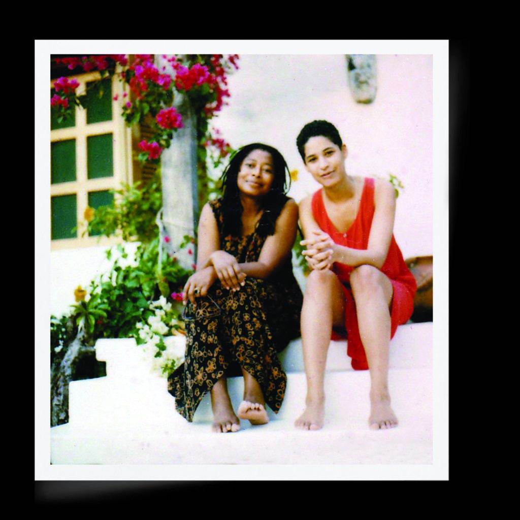 Walker with her daughter Rebecca in mid 1980s in Mexico
